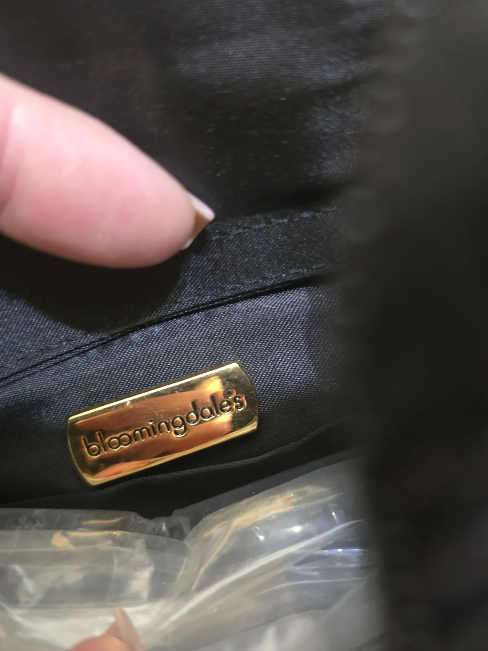 Bloomingdale's Black Sequin Petal Shoulder Bag
